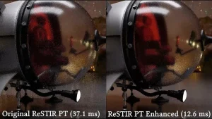 NVIDIA의 놀라운 변신: ReSTIR PT Enhanced로 게임 그래픽이 3배 더 빨라진다고?